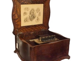 MUSIC MUSIC BOX OAK CASE