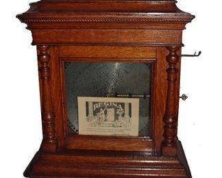 MUSIC REGINA TABLE TOP MUSIC BOX