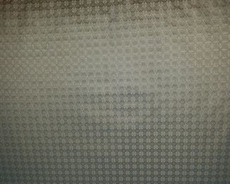 overstuffed chair fabric detail