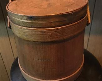 Antique sugar bucket