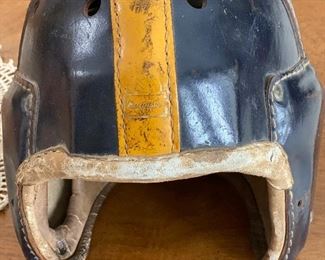 1930’s/40’s.  McGregor football helmet 