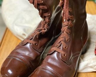 Antique military boots. Very nice condition.