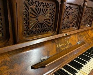 J. Baner & Company beautiful piano