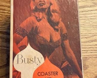 Vintage Busty coaster set