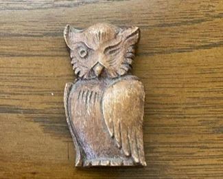 Vintage owl pin
