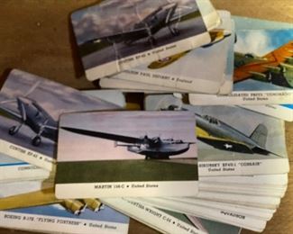 Vintage military chewing gum cards