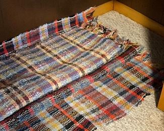 Handwoven rag rugs