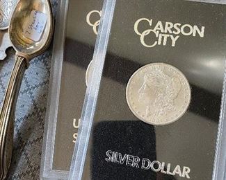Carson City Silver dollars. Mint.