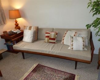 Mid-Century sofa and side table