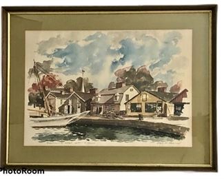 Paul N, Norton Pencil signed print.