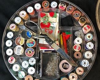 Sewing supplies.