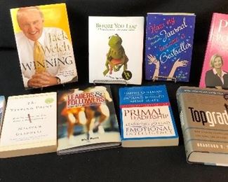 Inspirational, business books.