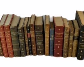 Leather books by the yard. 