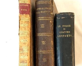 Antiquarian books -Latin & Italian,