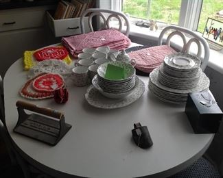 Bacon press and China