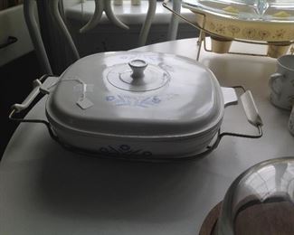 Corning Ware Covered Casserole in Server