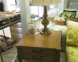 Thomasville side table with drawer