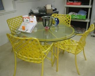 Patio table & chairs