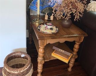 Pair of end tables 
And a matching coffee table 

All for $100