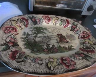 Stafordshire Burslem platter