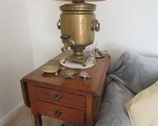 brass urn lamp