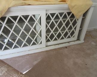 sliding door white cabinet