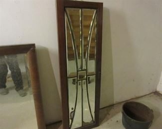 Plate glass mirror