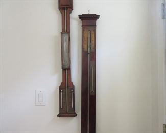 Mercury wall thermometers