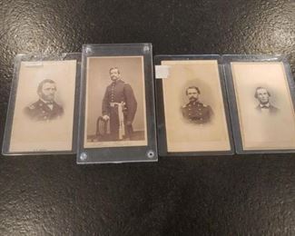War CDV   2 are signed by officers