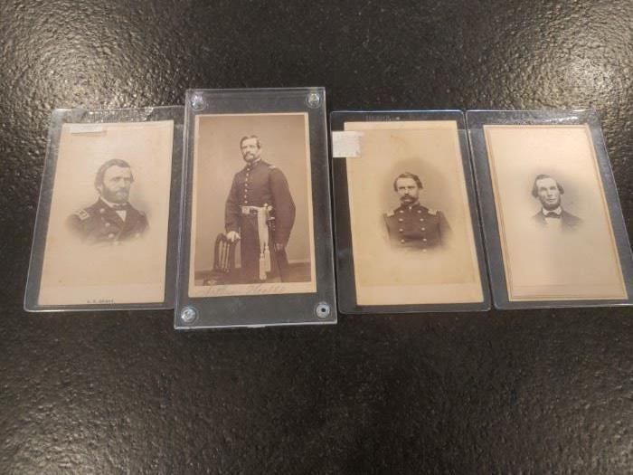 War CDV   2 are signed by officers