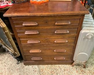 nice map and print cabinet, 5 drawer,  325.00 or offer