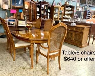 Table and 6 ch 640. Or offer