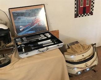 GRILL SET, MOTORCYCLE ACCESSORIES