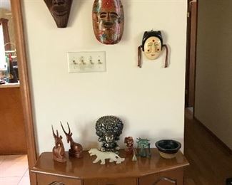 MASKS, SMALL STORAGE CABINET