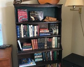 GUITAR AND BOOKCASE