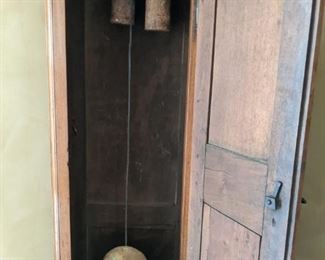 Innards of the clock.