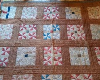 Vintage patchwork quilt.