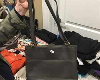COACH GREY HANDBAG-$50