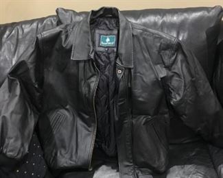 RAIN FOREST KIDS LEATHER JACKET SIZE LARGE-$20