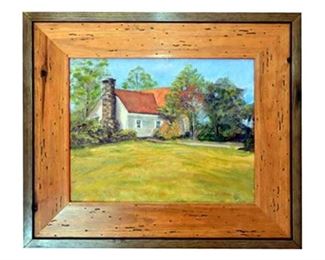 4. Vintage Oil on canvas by John Boatwright, signed and framed