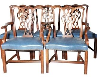 58. Five Georgian Style Quality Dinning Chairs