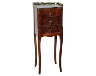 61. French Style Three Drawer Stand