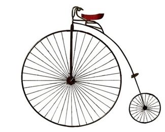 84. Decorative Pennyfarthing Bicycle Model