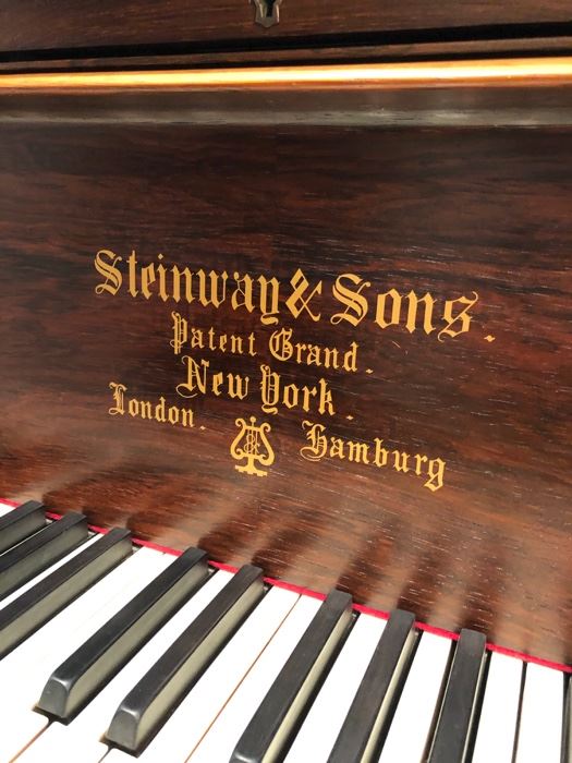 1880 Rosewood Grand piano Steinway - with full historical authentification.  