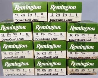 Remington 12 ga 2-3/4" Dove/Quail Shotgun Shells, Approx Qty 275 Shells