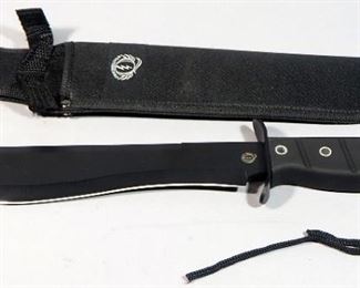 Quick Silver Skinner Knife Model QS-580RUB/B, 10" Blade, With Nylon Sheath