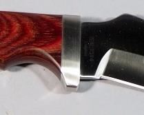 Walther Grand Hunter Guthook Wood Kraton Knife WAL1044, 4-3/8" Blade, In Nylon Sheath