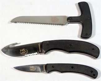 Browning RMEF Model 733 2-Knife And Saw Set With Sheath