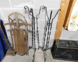 Wrought iron plant stands