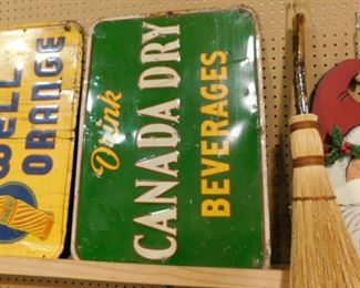 Canada Dry metal sign